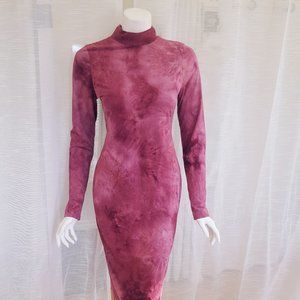 Body con Midi Dress - corset back -NWOT